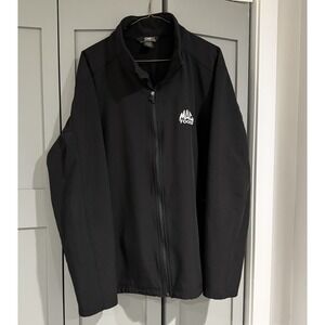Mac Tools Soft Shell Work Jacket Men's Size X-Large Warm Logik Black Audio-Port